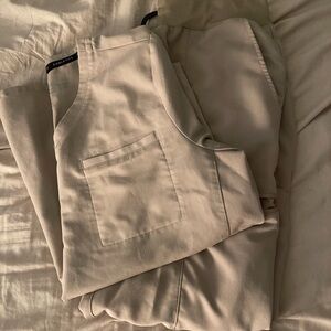 Tan fabletics women’s Medium scrubs